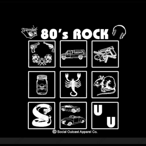 80’s Rock Band T-shirt S.O.A Exclusive ! - Picture 2 of 4